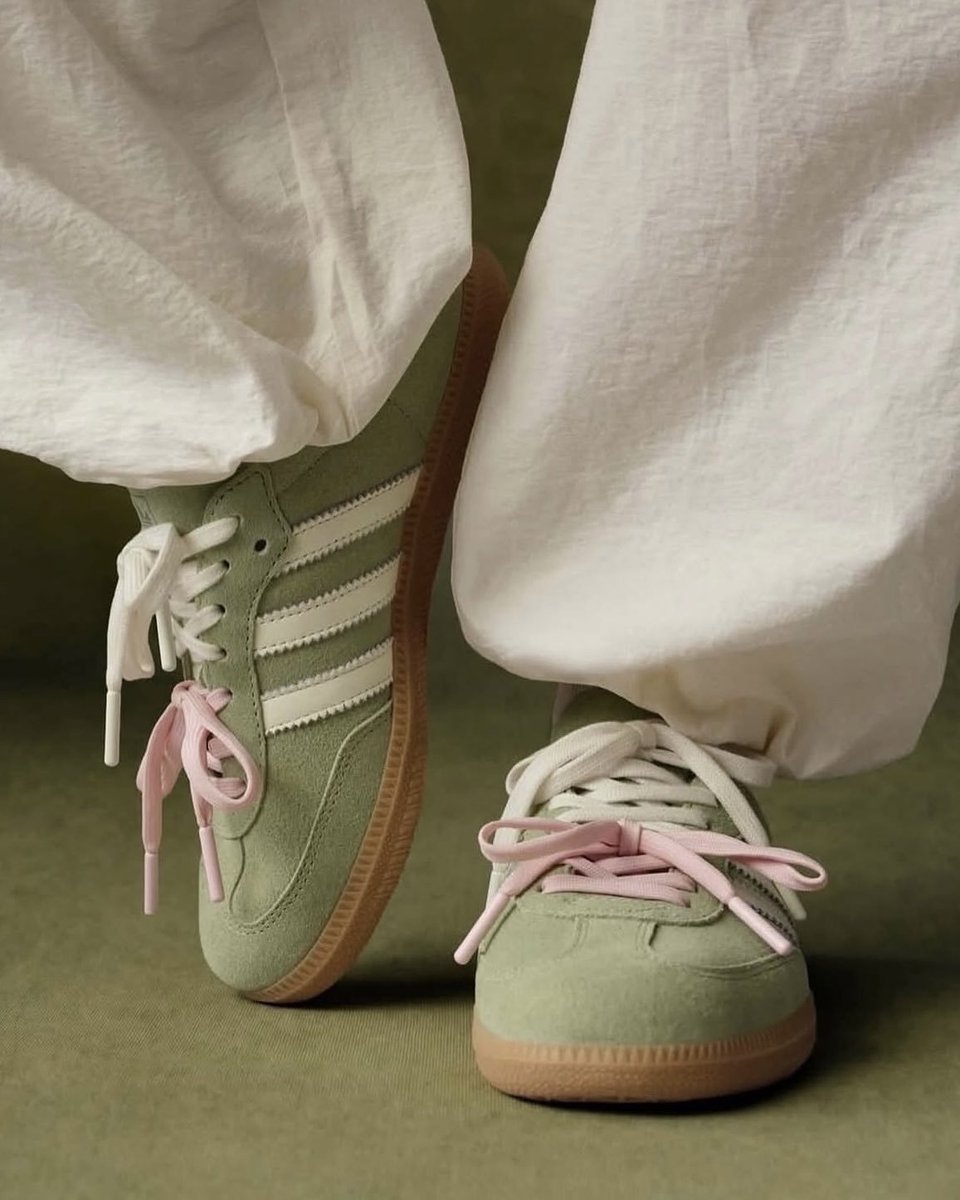 amxxliia's tweet photo. APAAN INI ADIDAS SAMBA MATCHA KAH😭💗 https://t.co/vxPJHkWII8