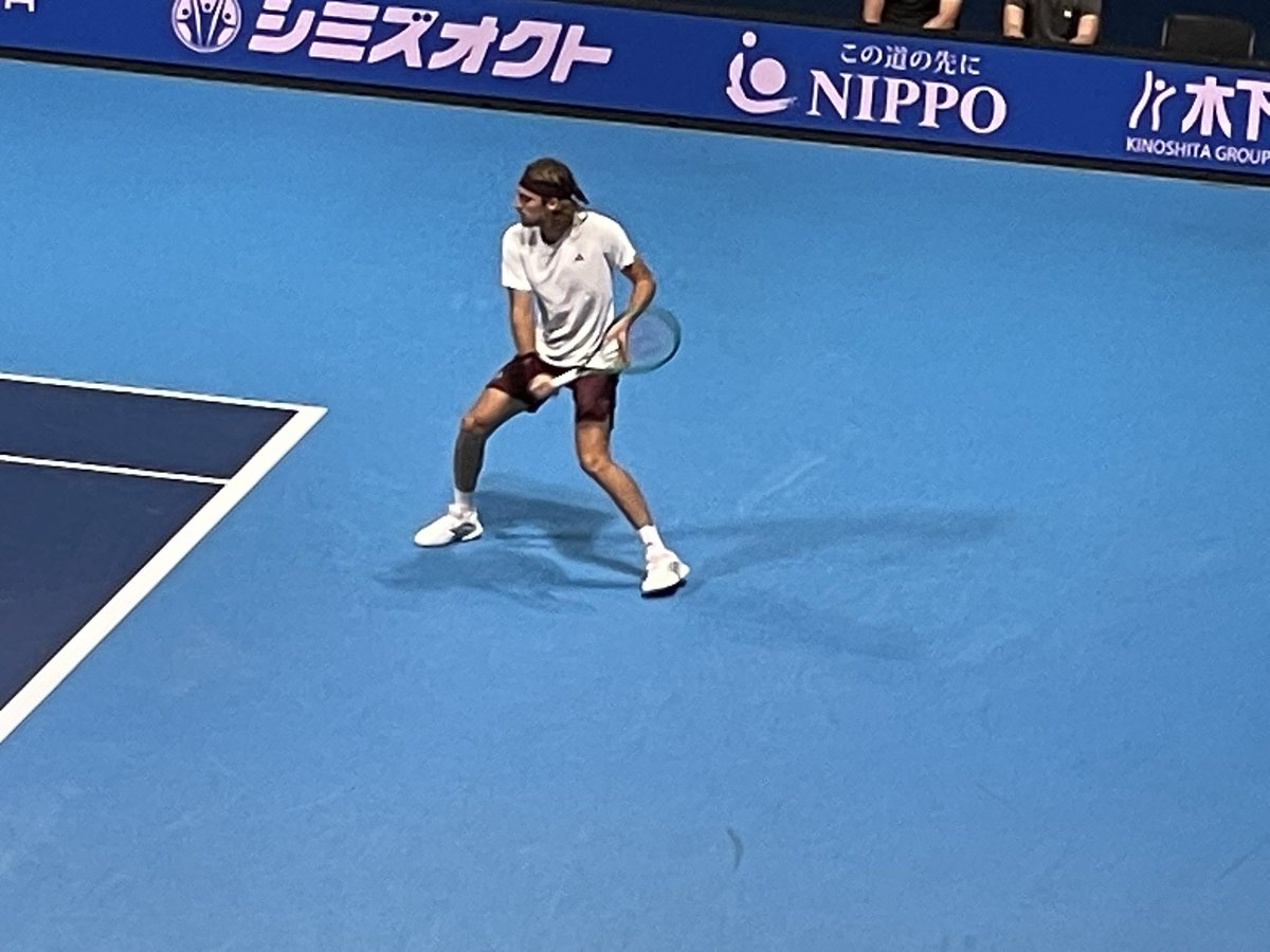 slam_roger's tweet photo. 本戦のチケット取れなかったけど、どうしても錦織選手が見たかったから予選を見にきた。
予選でチチパスの試合が見れて嬉しい。 https://t.co/wZCQHW8EwP