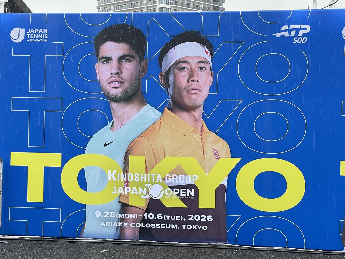 slam_roger's tweet photo. 本戦のチケット取れなかったけど、どうしても錦織選手が見たかったから予選を見にきた。
予選でチチパスの試合が見れて嬉しい。 https://t.co/wZCQHW8EwP