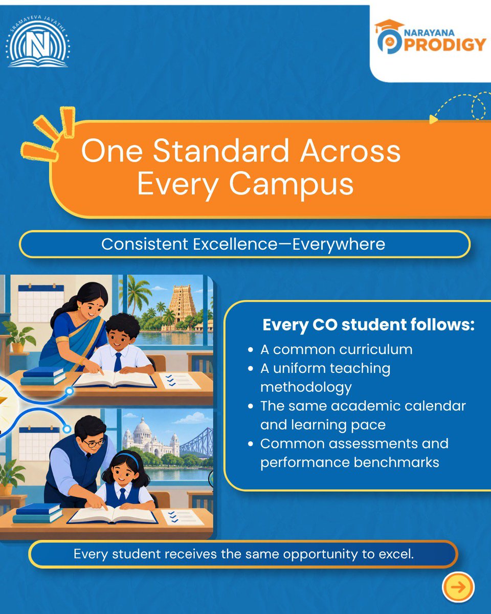 NarayanaProdigy's tweet photo. Smarter learning starts here.
 One Curriculum. One Standard. One Goal. 
Give your child the edge with the CO Curriculum.

 Register now: https://t.co/uKO77cOGx5

#Narayana #NarayanaCO #SmartLearning #FutureReady #StudentSuccess #LearnBetter #EducationMatters https://t.co/HhOhsGdCQE