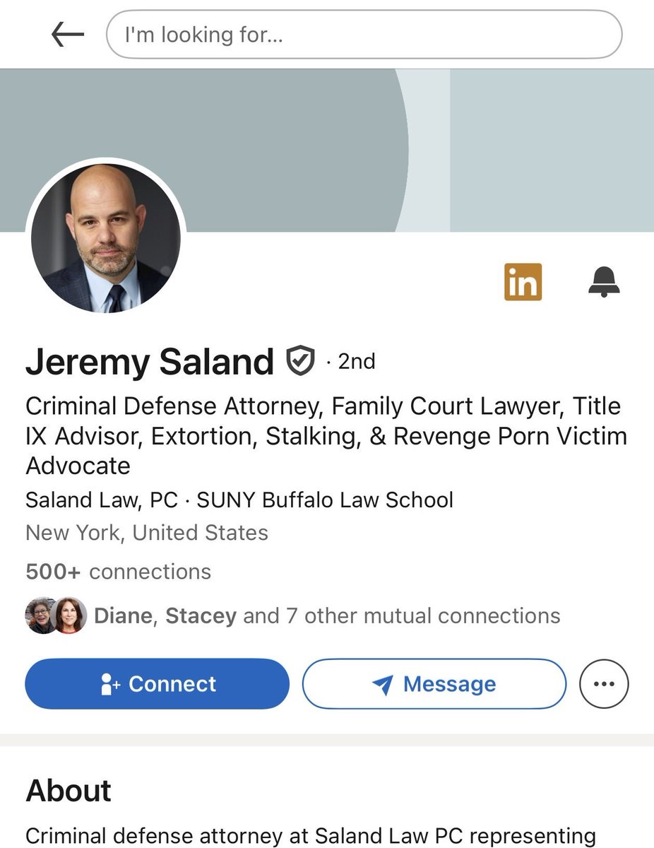 ClaudetteGGibs1's tweet photo. This is Jeremy Saland, one of the lawyers for the Cornell 7. He calls the victims lawsuit against Cornell a money grab. Fuxk this asshole. https://t.co/MNkCCMxK2o