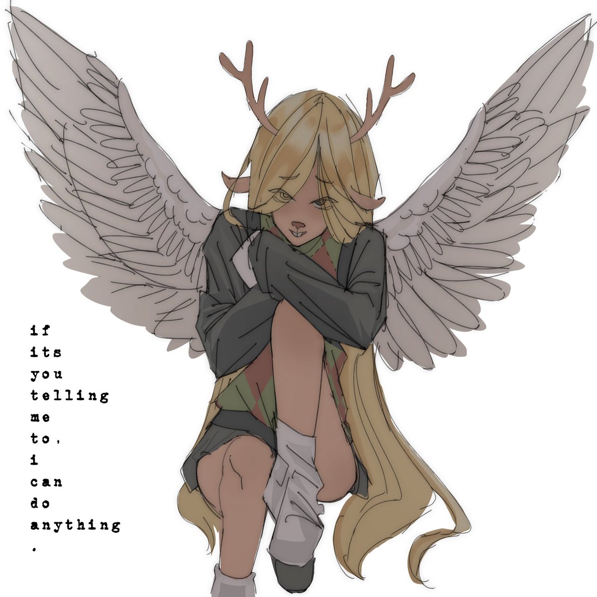 7ombiehearts's tweet photo. noelle🦌 #deltarune https://t.co/UD0wp5J3an