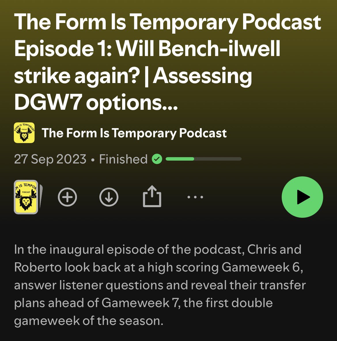 TFIT_POD's tweet photo. Today is the #TFITPod’s X birthday! #MyXAnniversary
On this day in 2023, I made the #TFITPod X account! 🔥
Since it was been made, we released 73 episodes of my #FPL podcast, got shoutouts on @alibruceball’s #Fantasy606, @FPLPUBCAST, @thejuiceshowpod and many more! Thank you 💛 https://t.co/UxeuYtoEEs