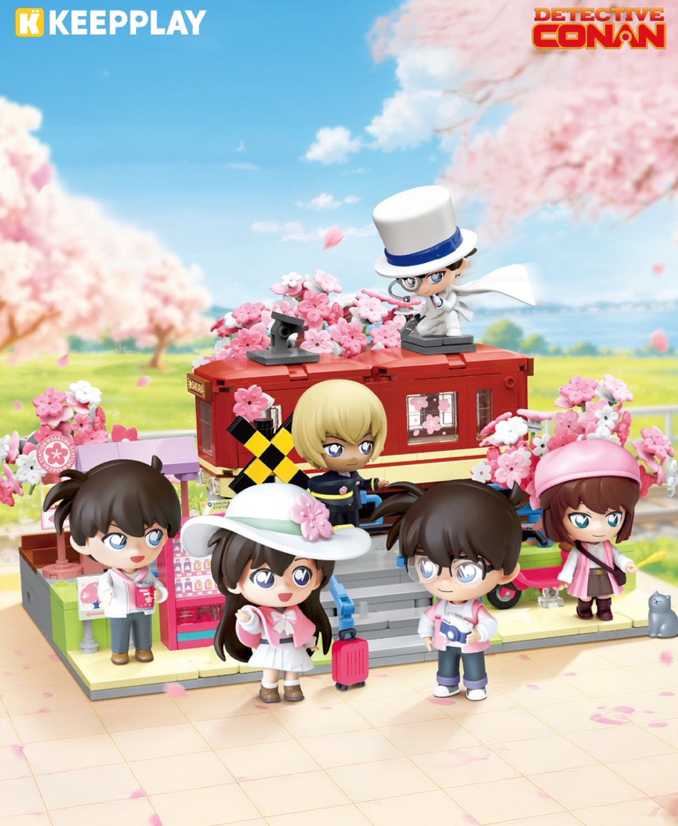 shoujosquirrels's tweet photo. 🌸 NEW 🌸

Detective Conan x KEEPPLAY "Ride the Cherry Blossom Train" figures full line up🌸✨ https://t.co/plb4aT4sly