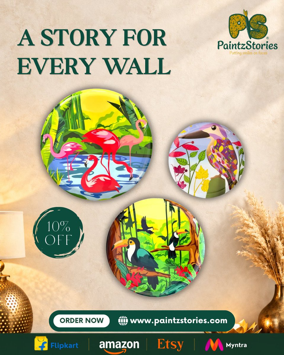 PaintzStories's tweet photo. Turn blank walls into stories.
Discover PaintzStories artistic wall plates - vibrant designs made to add color, character &amp; creativity to your space.
Enjoy 10% OFF and shop your favorite designs now.
🌐 https://t.co/jh9vTDYKzK

#PaintzStories #WallDecor #WallArt #HomeDecor https://t.co/i0vsQByyrA