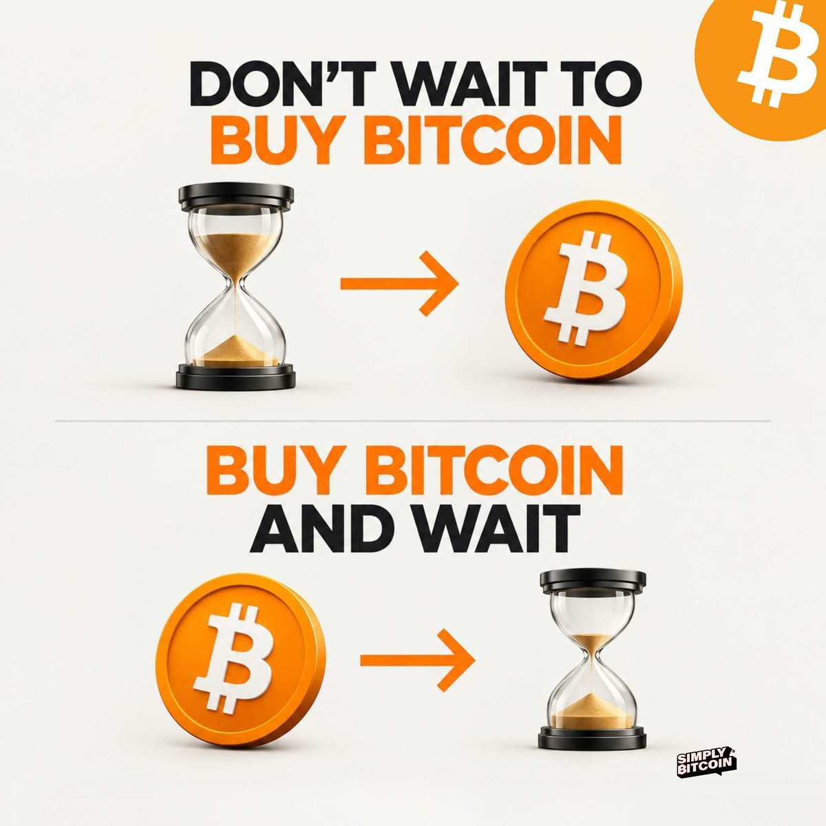 SimplyBitcoin's tweet photo. Stack Sats 🟠 https://t.co/wcljr0kvkt