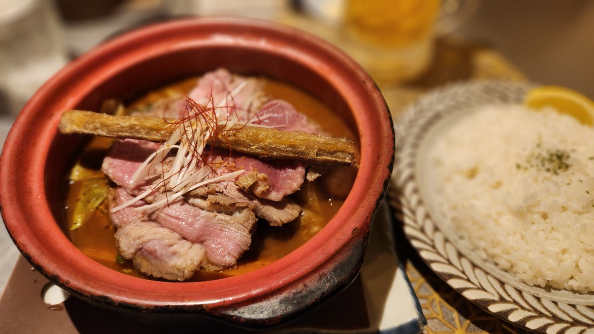 disconnect000's tweet photo. ラムのたたきのスープカレー

美味い
#岡山サポ札幌遠征 https://t.co/d6UYiZleHM