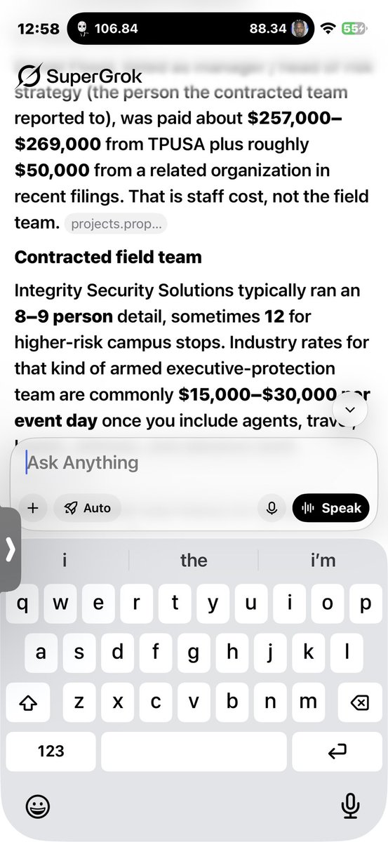 shea_fraser's tweet photo. @daughtertruth25 @KaitlinMil89 @RealCandaceO Oh really, it’s ridiculous ?? Then you obviously haven’t done ANY research of this topic because if you actually did your homework instead of just repeating fed slop you would know that charlie’s security team costed him millions of dollars a year. https://t.co/QjJd10EDZk