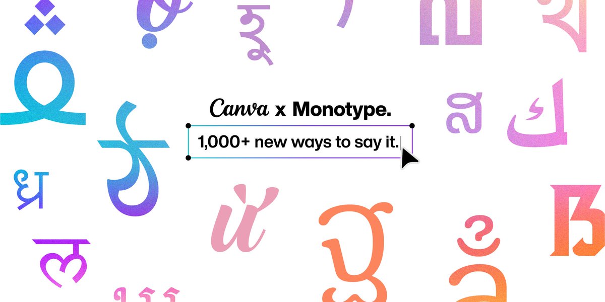 Monotype_Japan's tweet photo. CanvaとMonotypeがパートナーシップを拡大。
Monotypeと世界各地のファウンダリパートナーから、1,000以上のフォントスタイルをCanvaに新たに提供します。
Canvaで利用できるMonotypeとパートナーのフォントスタイルは3,000以上に。
詳細は👇
https://t.co/e1Ld8Ux4eX
#Monotype #Canva #フォント https://t.co/6nOuyUMDLP