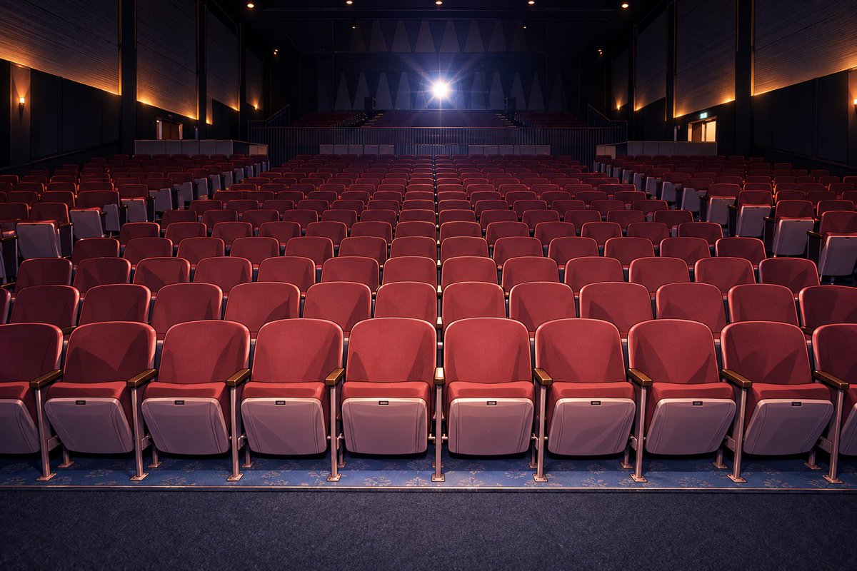 BGPsara's tweet photo. Fill up the theater!
Don't want me in it, that's fine too take the empty photo and invite your friends✨️
#movienight 
#AIイラストㅤㅤ https://t.co/8FQdyDPTtd