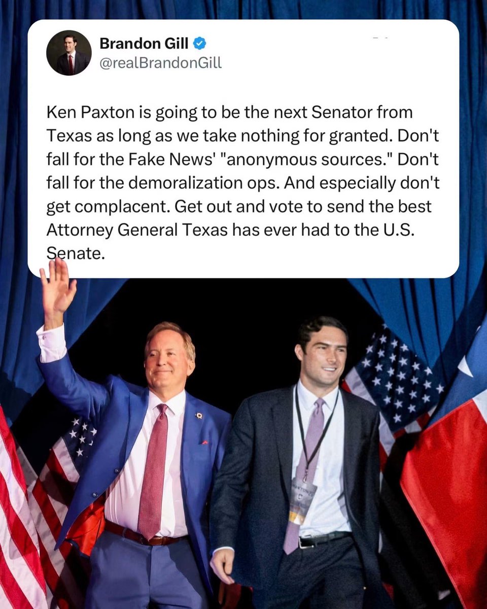 Sassafrass_84's tweet photo. Well said Rep Brandon. 

Texas you need to get out and vote Republican. Vote for @KenPaxtonTX! 

Vote red. 🇺🇸🇺🇸🇺🇸 https://t.co/T7ByogjXDa