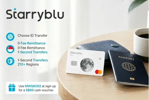 StarONET001's tweet photo. Too occupied with work to fill lengthy remittance forms. ID‑Transfer simplifies steps, finish overseas payment within shorter time.

Use MWQK002 at sign‑up for a S$60 cash voucher. Grab it: https://t.co/6yjR0Gy2py https://t.co/lrLTyMQGkD