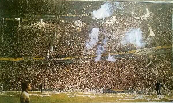 DiegoGrassino1's tweet photo. Así estaba La Bombonera en la Final de la Copa Libertadores 1978. https://t.co/iLK6CqYReR
