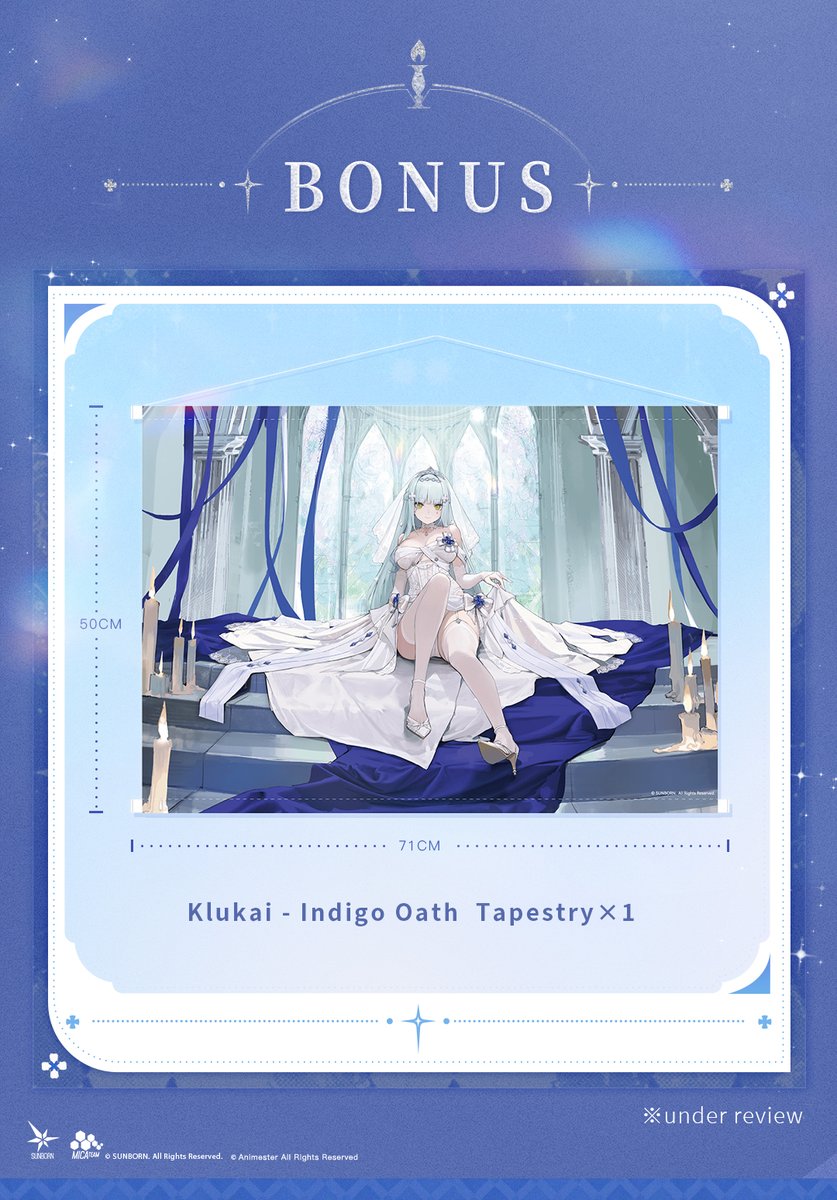 Animester3's tweet photo. ANIMESTER |Pre-orders open!>>

▌GIRLS' FRONTLINE 2: EXILIUM 
@GFL2EXILIUM_EN 
「Klukai - Indigo Oath」1/7 Scale Figure
[BONUS] Tapestry×1

〓Limited-Time Pre-Order Bonus〓
Complete your pre-order by November 27 (inclusive) to receive a merch redemption card.
The merch redemption card will be shipped together with the figure after the remaining balance has been paid. Use the exchange code on the card to claim the following virtual rewards:
▶[Covenant Ring ×1] [Lil' Oath Sweetheart ×1]
*Please refer to the instructions on the merch redemption card for details on how to claim the virtual rewards.

#GirlsFrontline2Exilium  #Klukai
