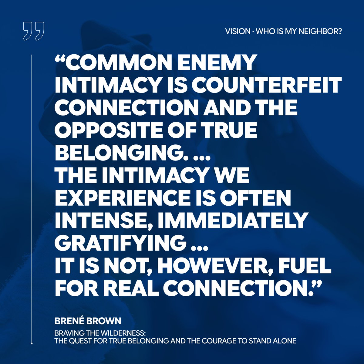 visionorg's tweet photo. To read about one of the more useful distinctions in modern research on belonging, visit https://t.co/pyPA4B7j6O to read the full article - "Who Is My Neighbor?".

https://t.co/tYyfRStx4U https://t.co/NNkL746lfr