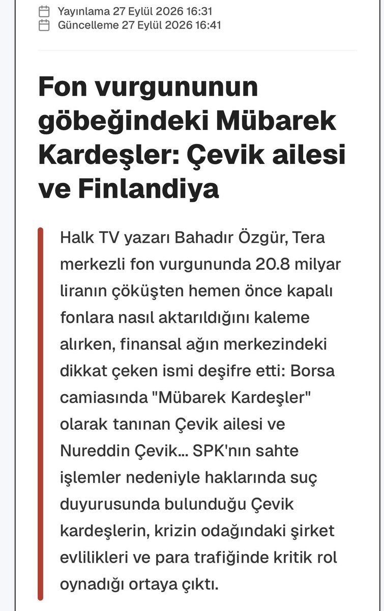 HMert74's tweet photo. #BUGÜN #BORCU #ÖDEYEN #BORSADA #KÜÇÜK #YATIRIMCI #YARIN #sıra #kimde #budiyeti #ödeyecek #sıradaki #gelsin
#GERÇEKTEN #BEDEL #ÖDEYEN #KİM ?
Türkiye ekonomisinde fondan temerrüte düşen mağdur yatırımcıların buharlaşan
Toplam 23.000.000.000 $doların TL KARŞILIĞI 1.000.000.000.000 TL eder
Bu parayla 333.334 bin daire hane yapılır
Peki bu para nerede kimlerde evet şuanda ülkede bir tiyatro sahnesi ile 2 milyar tl adı ile ilizyon seyrettiriliyor peki 998 milyar TL nerede neden bu mebla sümen altı ediliyor ana muhalefet bu işin neresinde Türk kamu oyu bu 2 milyar lira ile meşgul iken saklan gerçekler nelerdir TÜRKİYEDE BORSA FONDAN SONRAKİ HAMLE NEDİR VE NERESİDİR MİLLETİN KENDİ ÖZ SERMAYASİ MAL VARLIĞINAMI ÇÖKÜLÜYOR MİLLETİN NEYİ KALDI ÇÖKÜLECEK ARTIK SIRADA ZİNCİRLEME REAKSİYON DEVAM EDİYOR VE BU REAKSİYONDAN BİRİLERİ TÜRK MİLLETİNE DİYET ÖDETİRKEN SİYASETİN MONŞERLERİDE BU DİYETEN KÜÇÜK KÜÇÜK ET KOPARIYORLAR İKTİDARI ANA MUHALEFETİ! Vatandaşın hissine düşen pay nedir derseniz soyulmak soyulmak?
