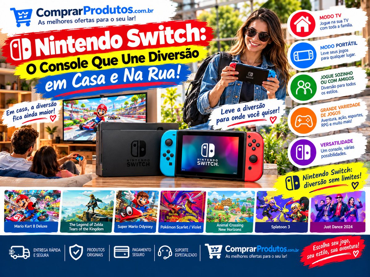 tecmarcos's tweet photo. Nintendo Switch: O Console Que Une Diversão em Casa e Na Rua https://t.co/cX4U6MI01n https://t.co/b08INrSr32