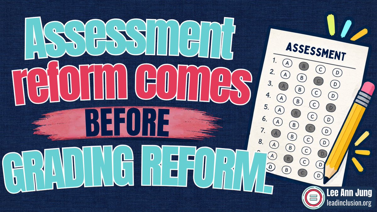leeannjung's tweet photo. 📈 Even the best standards-based scales can't save us from a culture of competition. Reform in classroom assessment comes before grading reform. 🌟  #LeadInclusion #UDL #EDtech #SpedChat #SBLchat #ATAssessment #TG2chat #TeacherTwitter https://t.co/a4X9GebSav