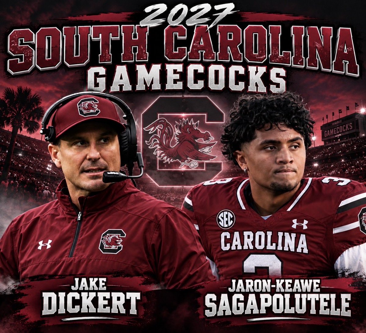 stanfordgarycat's tweet photo. South Carolina fans how do you feel about your new look 2027 Gamecocks? https://t.co/z8XVSRdd0V