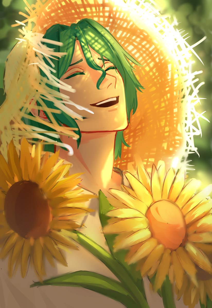 p0r0to's tweet photo. quick drawing to celebrate doc's back 🌻💚 #EliasDrawborne https://t.co/G5OJ5B4LvA