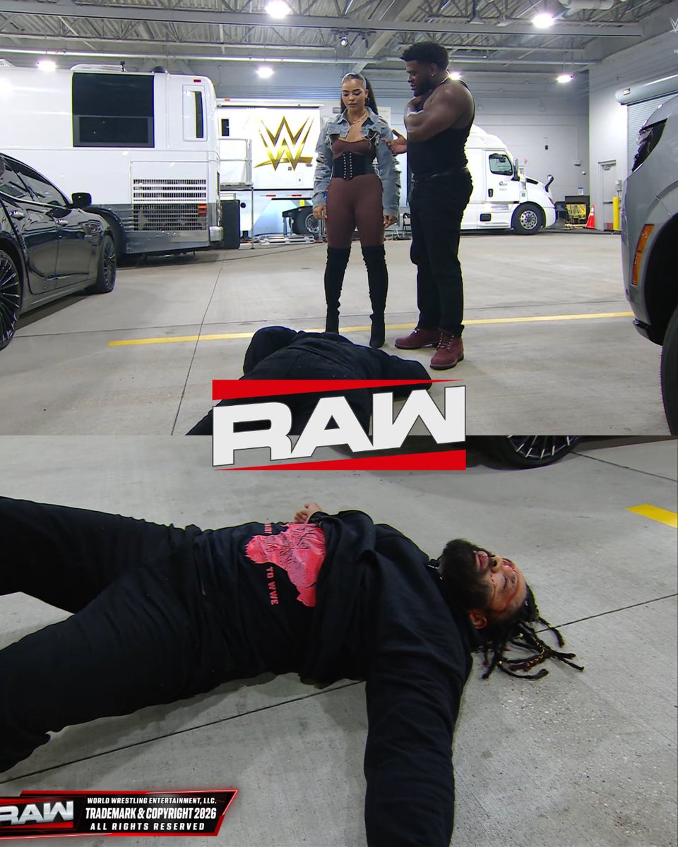 TIMWrestling's tweet photo. JAIDA PARKER ATROPELLA A JACOB FATU Y REVELA QUE ES PARTE DE LA 210 FINAL CULIAO WENO XDDDDDDD #RAWCL #WWERAW https://t.co/AWQuc3jGnU