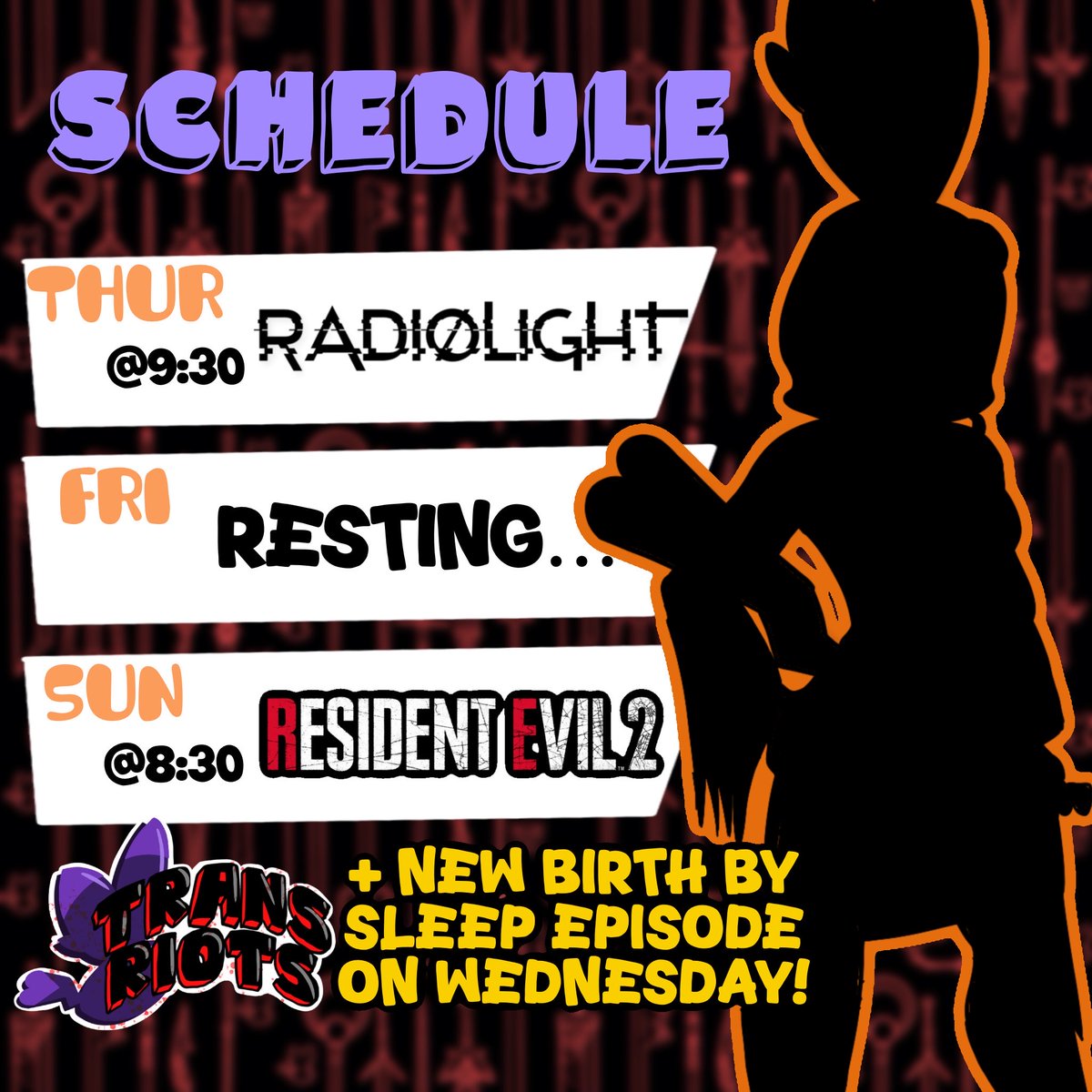 transriots69's tweet photo. First week of October is coming!! We’ll be playing exclusively horror/thriller games for the next two months! I also have TWO new outfits to debut this week so don’t miss out!! https://t.co/nDOC2wfNjT