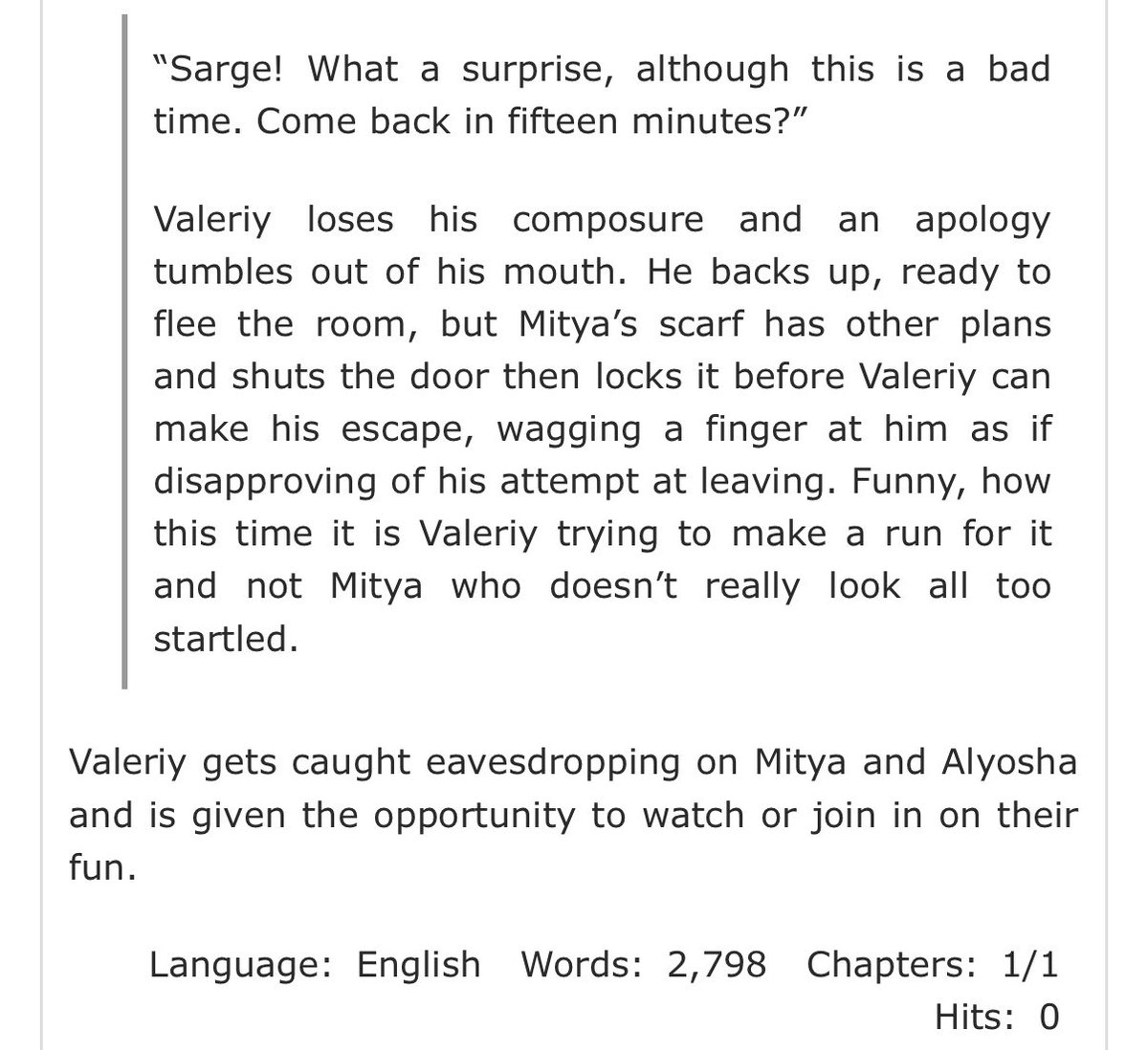 honeypsj's tweet photo. my first #valityosha fic pls be nice
https://t.co/gvbixQeXE2 https://t.co/qB6zdwhZB1
