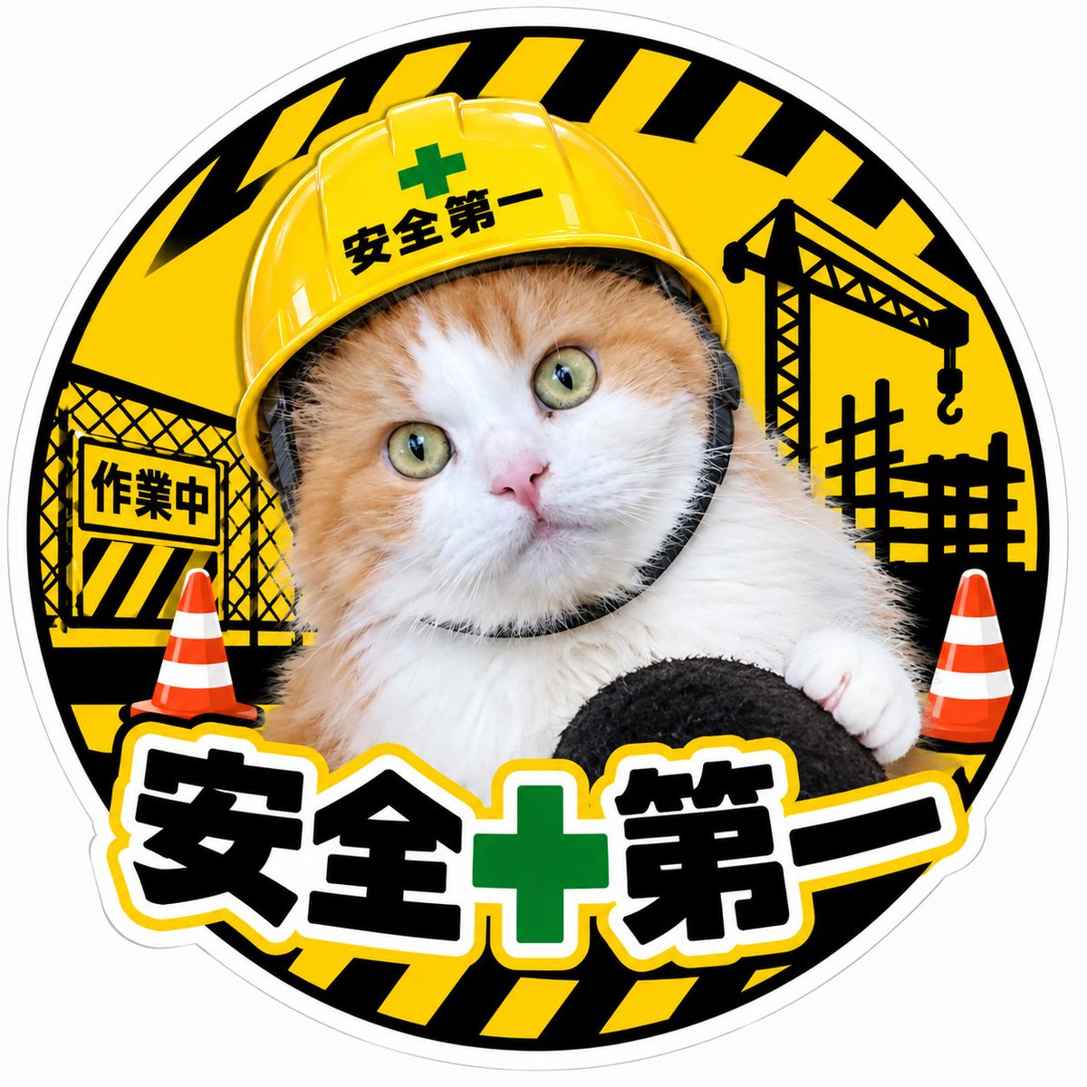 305First's tweet photo. 新しく購入したユンボにゆんぼのステッカー貼りたいって言うから作ってみた https://t.co/xgvtZWQg1q