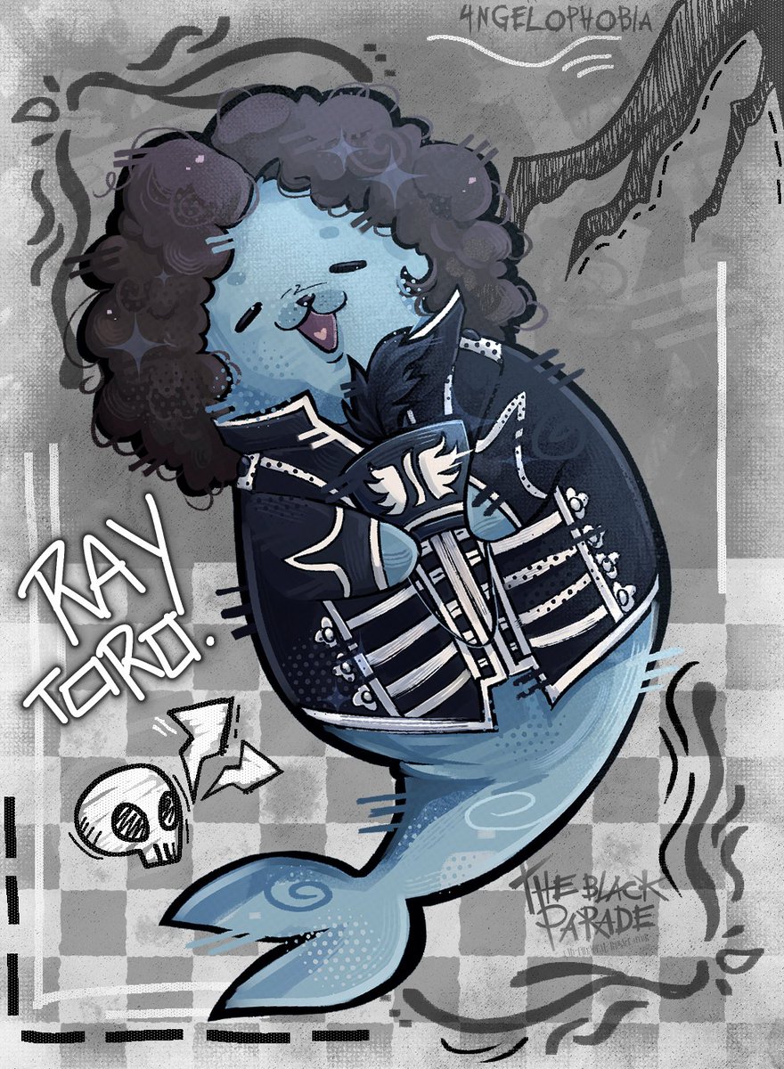 4NGELOPHOBIA's tweet photo. The SEAL Parade! 💀🦭 #mcrtwt #mychemicalromance https://t.co/GG5QfeuqBo