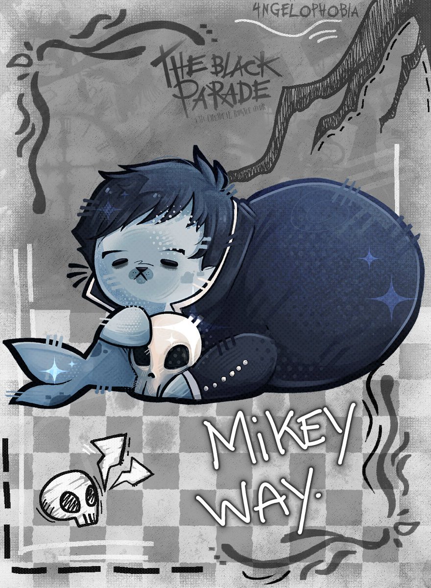 4NGELOPHOBIA's tweet photo. The SEAL Parade! 💀🦭 #mcrtwt #mychemicalromance https://t.co/GG5QfeuqBo