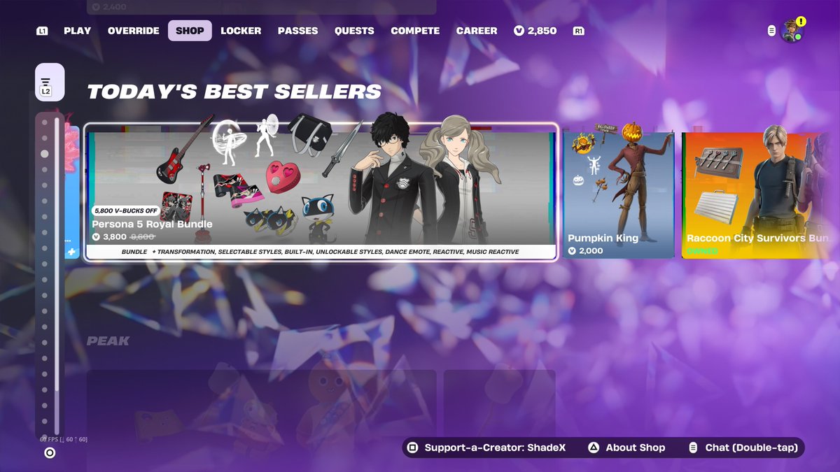 BreckinMathias's tweet photo. So far the Persona 5 bundle has been in best sellers everyday since it released so yeah more Persona skins are inevitable :) https://t.co/jEGgvDqSOy