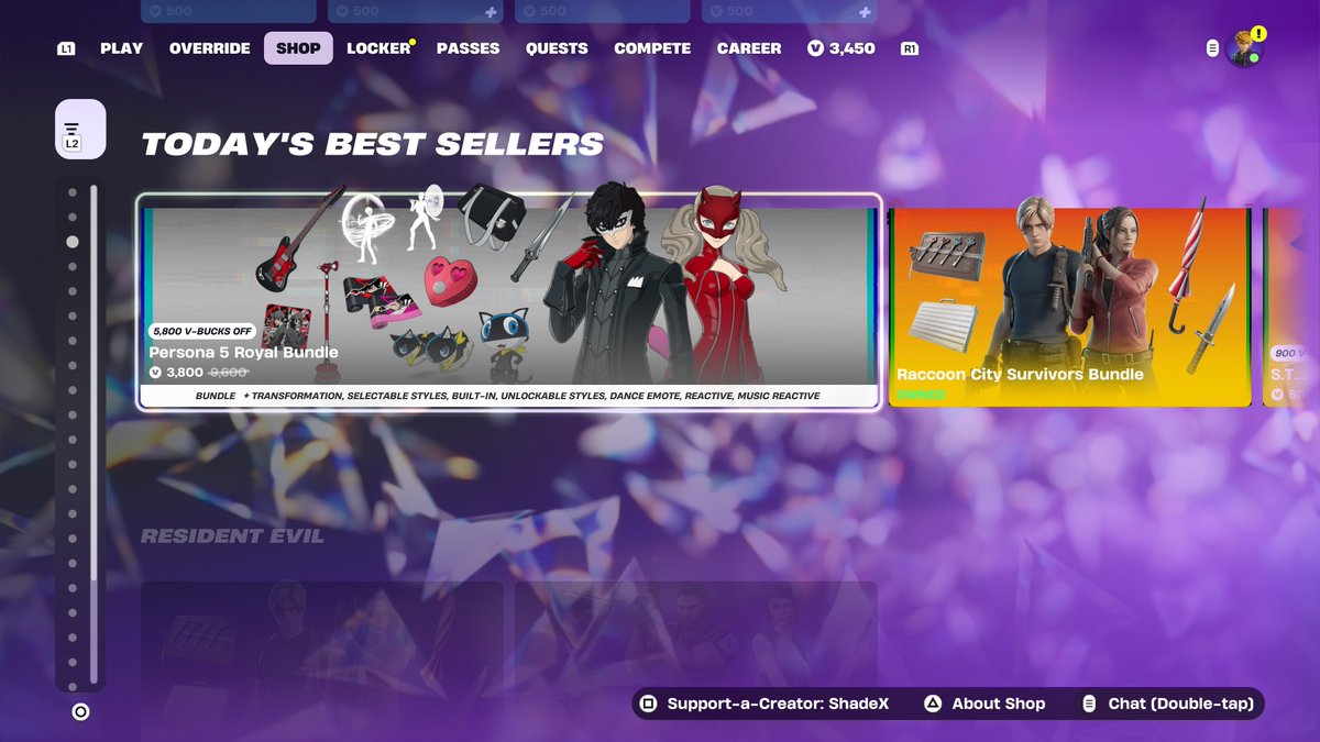 BreckinMathias's tweet photo. So far the Persona 5 bundle has been in best sellers everyday since it released so yeah more Persona skins are inevitable :) https://t.co/jEGgvDqSOy
