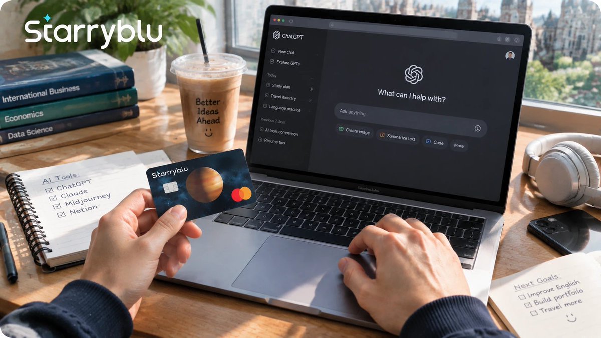 StarONET001's tweet photo. Subscribing to GPT & multiple AI tools? 

High currency conversion fees hurt your wallet. Starryblu multi‑currency wallet manages different currencies in one account with tight spread and no extra conversion cost.

Use MWQK002 at sign‑up for a S$60 cash voucher. Grab it: https://t.co/yE85emrlLX
