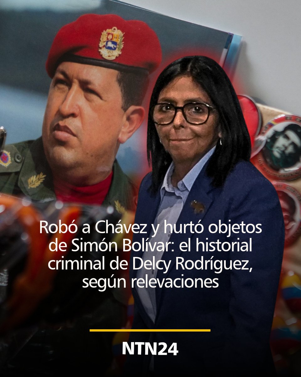 NTN24's tweet photo. Hugo "El Pollo" Carvajal, quien se desempeñó como jefe de inteligencia militar de Hugo Chávez y Nicolás Maduro en Venezuela, hizo graves acusaciones contra la encargada del régimen chavista, Delcy Rodríguez. 
▶️ https://t.co/rE26TDL38c https://t.co/vjAI4ZOQI4