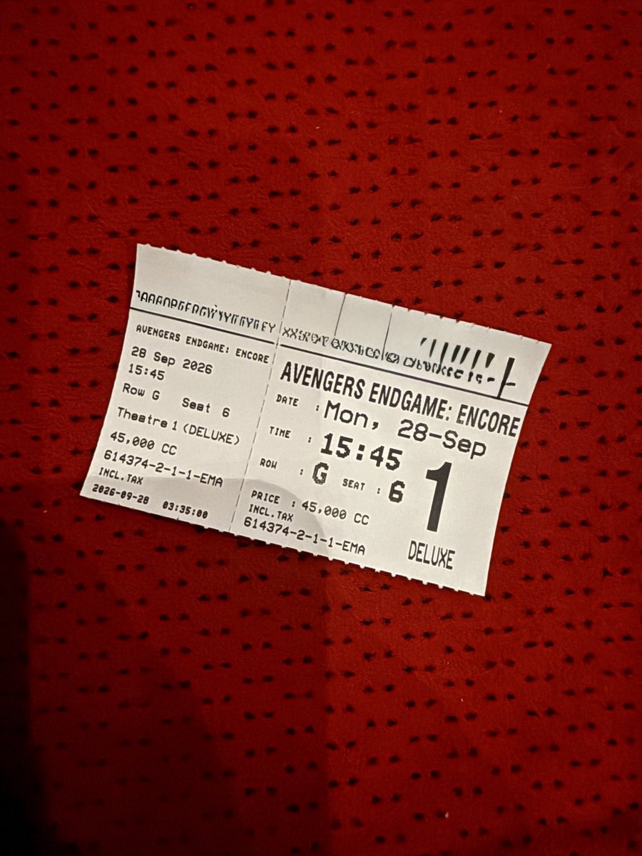 cinema_stroll's tweet photo. 日本円で400円弱！
ENDGAME:ENCORE🎬 https://t.co/8anHfUMBCU