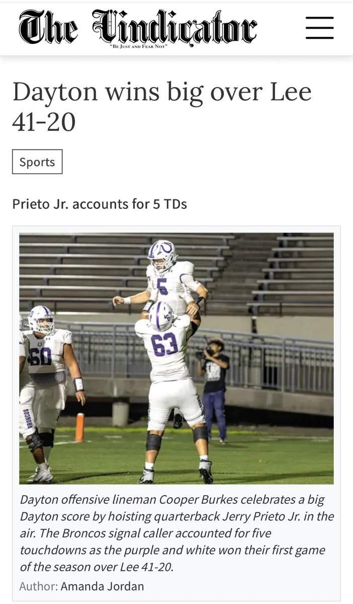 JustinAaronUH91's tweet photo. @jerryprietojr @JerryPrieto8 @DaytonBroncosFB https://t.co/KCV5SdHjs3
