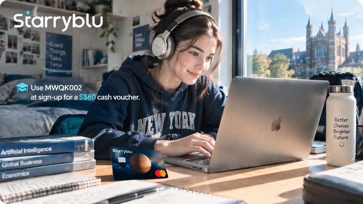 StarONET001's tweet photo. A Guide for Overseas Students: How to Smoothly Activate GPT’s Paid Version?

Overseas students struggle with GPT premium subscription without proper foreign cards. Starryblu supports remote global sign‑up, multi‑language UI and flexible fund flow for your AI‑subscription payment.

Use MWQK002 at sign‑up for a S$60 cash voucher. Grab it: https://t.co/yE85emrTBv