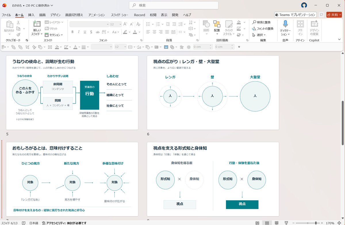 toyomane's tweet photo. 手書きの図からパワポの図に変換するやつ、パワポに直接ベタ貼りしてパワポのCopilotでやるのが精度高そう https://t.co/MvfqmaWMFO