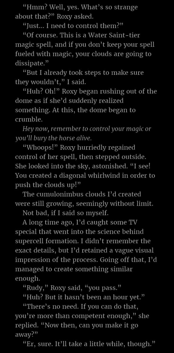 tiger_slasher's tweet photo. #TCP_MT
V1 Chapter: 6
Imma just let the chapter speak for itself... Rudeus has truly accomplished something amazing and also acknowledged that his efforts did bring forth something great. Roxy is looking as beautiful as ever as well lol https://t.co/JNt6EFrilR