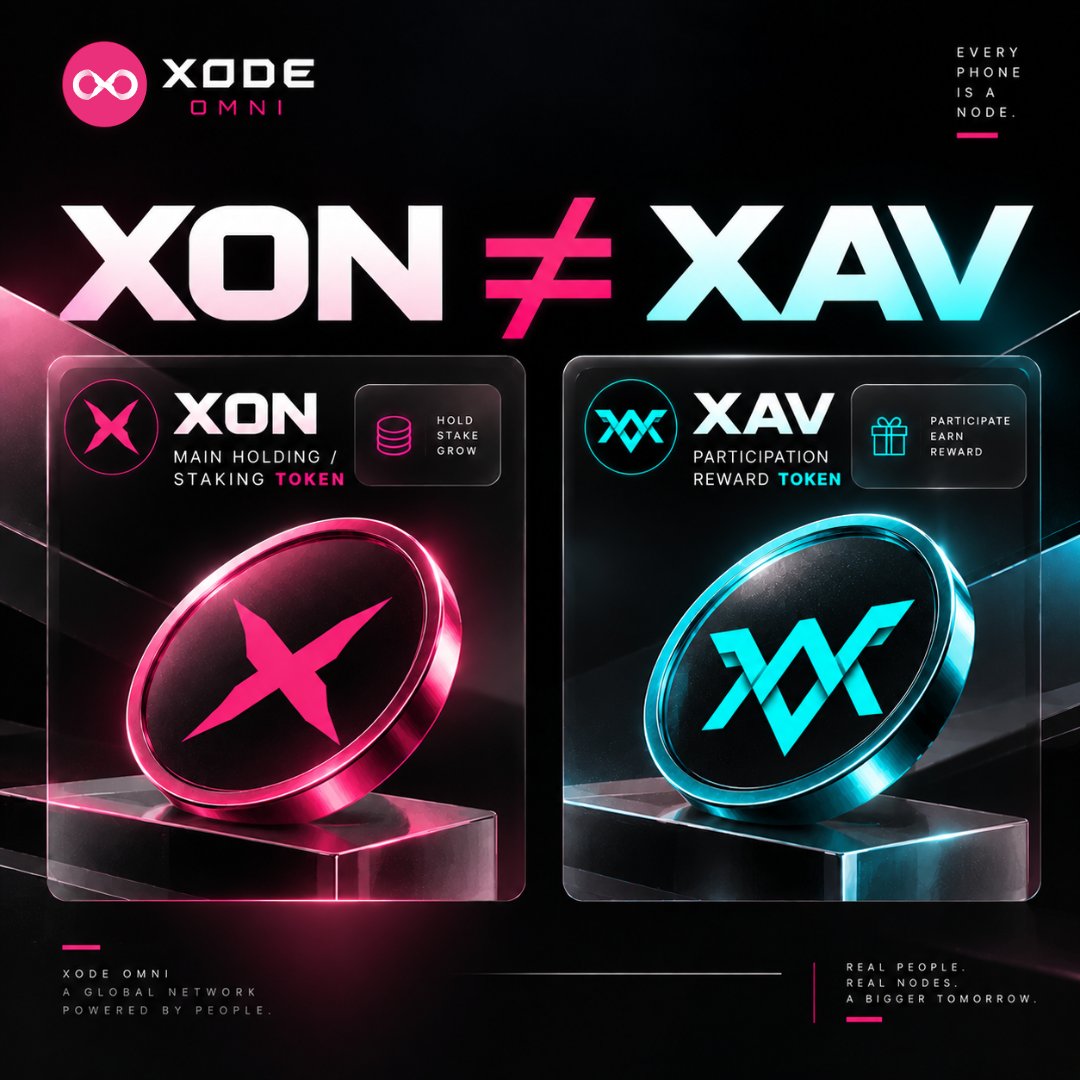 XodeOmni's tweet photo. Xon And Xav Are Different — a closer look at how this fits into XODE Omni. See the difference.

#XODEOmni #XODE #DePIN #Web3 https://t.co/wNvc9UhLhp