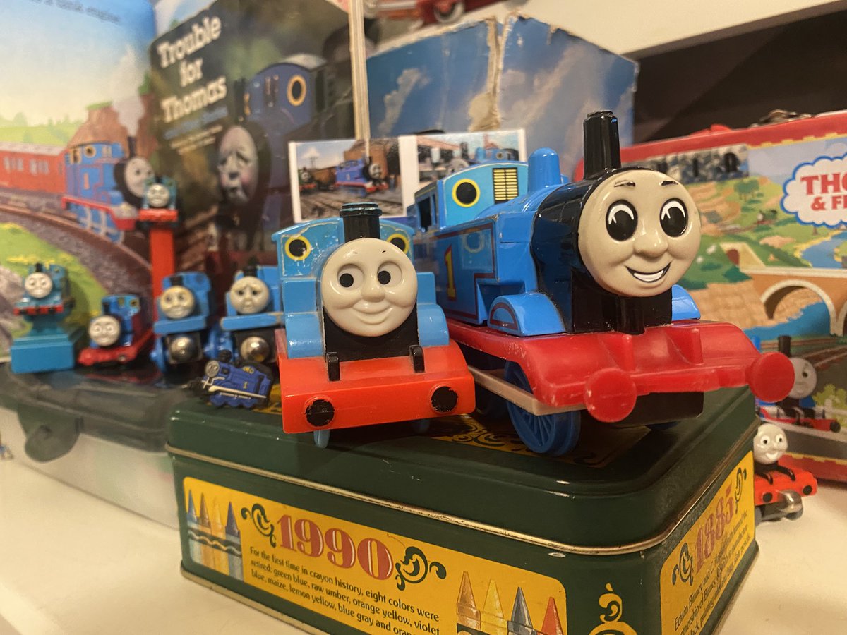 DevinTTTE's tweet photo. Thomas the Tank Engine GALORE 💙 #thomasthetankengine #thomasandfriends #thomascollection #thomasfan #railfan https://t.co/ftuVca7rVB