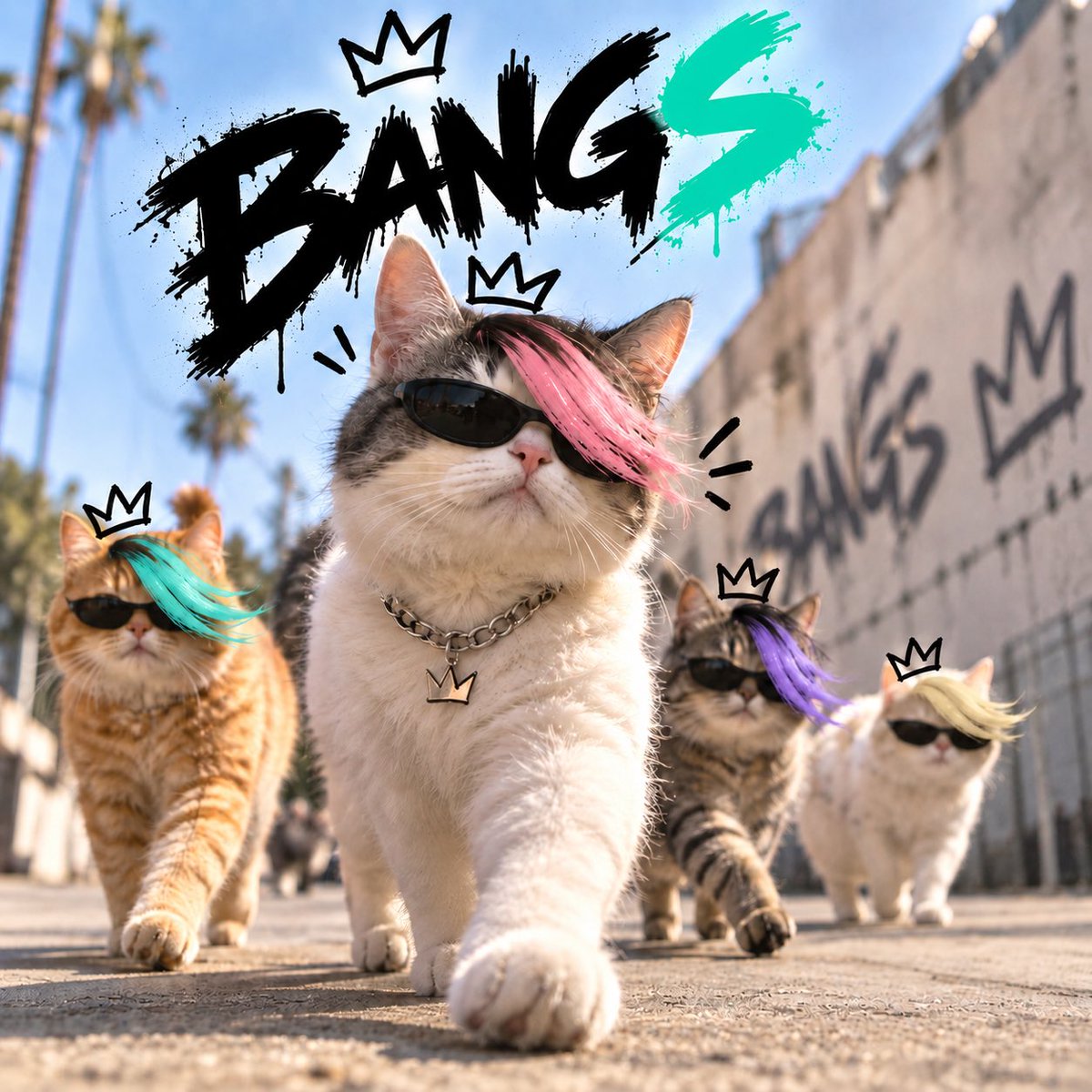 Bangs404's tweet photo. The Bang Gang. https://t.co/skqH8fNDWn