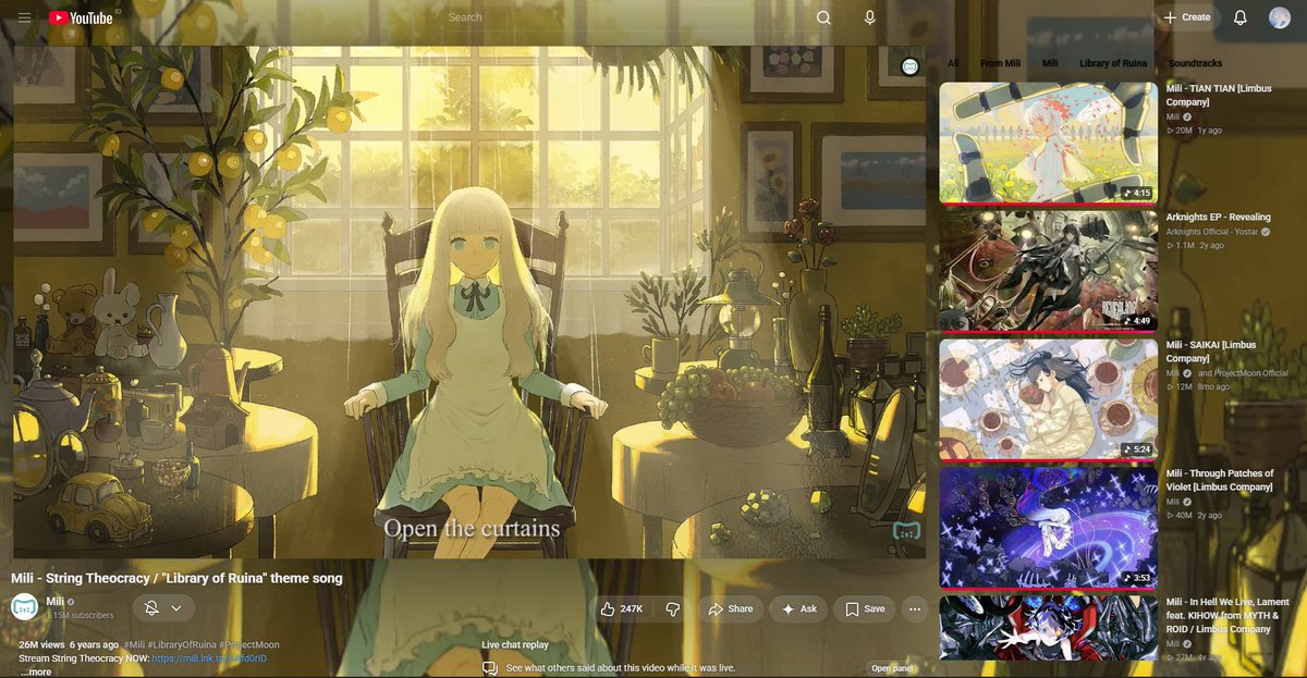 MarionetteMist's tweet photo. Tried the extension and didn't think YouTube would look this good. https://t.co/3DcIJtuVM0