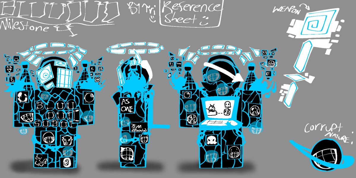 deadlypixels86's tweet photo. ABOUT TIME BUT THE MILESTONE 4 BLUUDUD REFERENCE SHEET IS FINISHED! enjoy :)
#bluudud #forsaken #forsakenfanart https://t.co/kLqPu7dm20