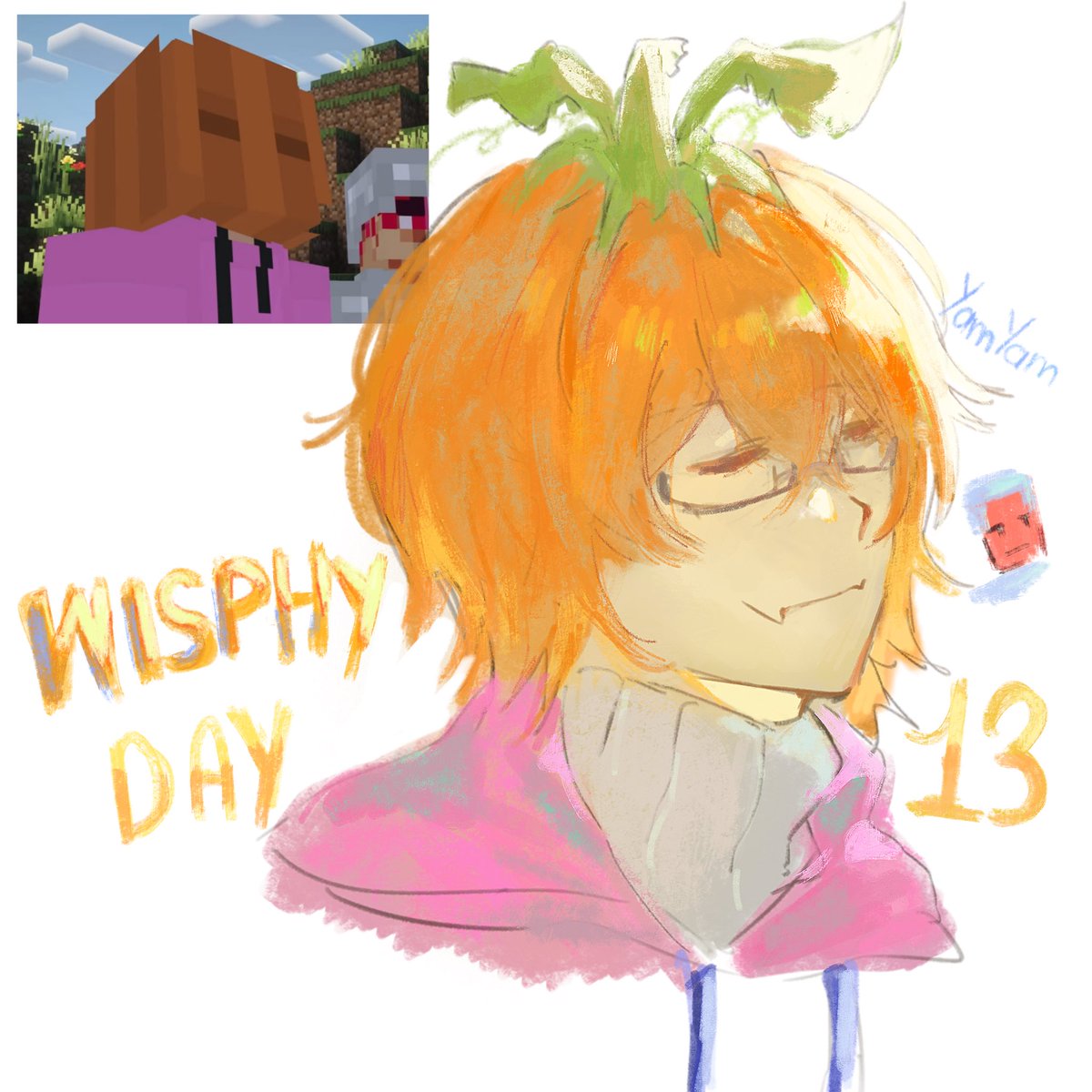 CaosMiserable's tweet photo. Dibujando a whispy hasta que muestre los audios de verity susurrando día 13 
#justwhispy #whispy #mcyt https://t.co/DZBOVaDhs7