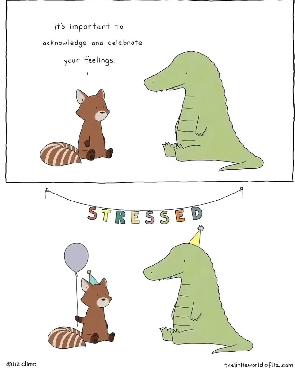 brandnewgagz's tweet photo. relatable (art by liz climo) https://t.co/pxz3aT8kWD