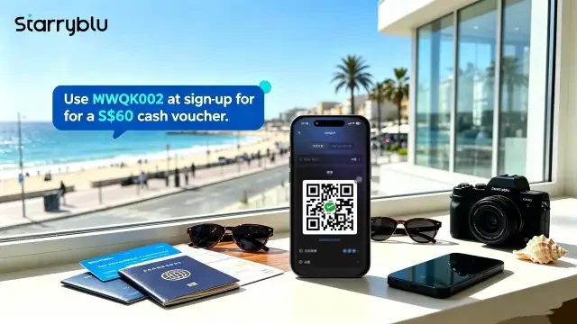 StarONET001's tweet photo. Wondering how to pay offline on your China trip? 

When you are in China, show your Starryblu Weixin Pay code for merchants to scan at shops, transit &amp; stores with random‑offer savings.

Use MWQK002 at sign‑up for a S$60 cash voucher. Grab it: https://t.co/6yjR0GyAf6 https://t.co/Tm9qW4CQ79