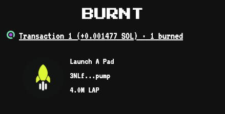 launchonlap's tweet photo. All the buy backs done so far have been burnt

https://t.co/9JmMZX7JZN https://t.co/XfpnNJKShM