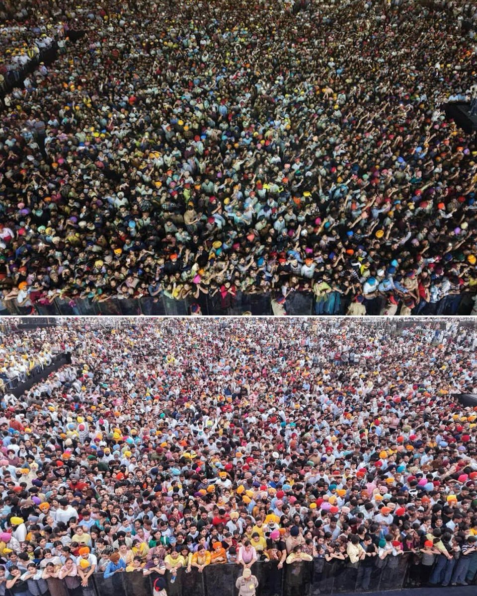 ArvindKejriwal's tweet photo. पहली तस्वीर - दैनिक भास्कर की रिपोर्ट। जो दिखाती है कि पंजाब में बीजेपी की नशामुक्त यात्रा का क्या हाल है। 

दूसरी तस्वीर - लुधियाना में शहीद भगत सिंह के जन्मदिन के अवसर पर लाखों की संख्या में एकत्रित लोग नशे के ख़िलाफ़ शपथ लेते हुए। https://t.co/vTtel47vmW