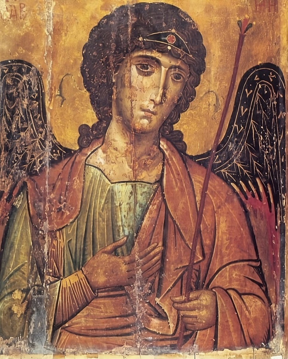 TempusFugit4016's tweet photo. "Michael is the breath of the Redeemer’s Spirit, who at the end of the world, will combat and destroy the antichrist, as he did Lucifer in the beginning." - St. Thomas Aquinas https://t.co/tNYxlUTKea